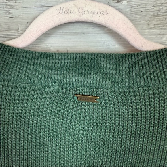 prAna Striped Organic Cotton & Tencel Sweater - Earth Tones - Size XL - Picture 4 of 8